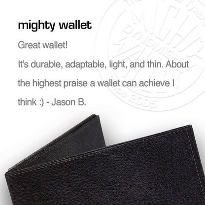 Black (faux) Leather Mighty Wallet Mighty Wallet