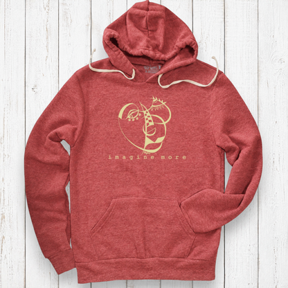 Brick-red heather hoodie flat lay.png