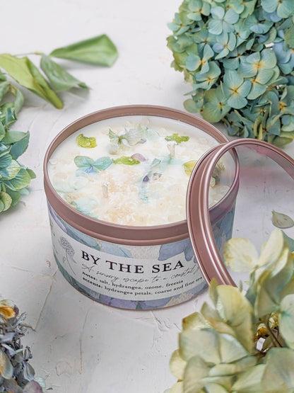 By the Sea - Hydrangea and Sea Salt Candle