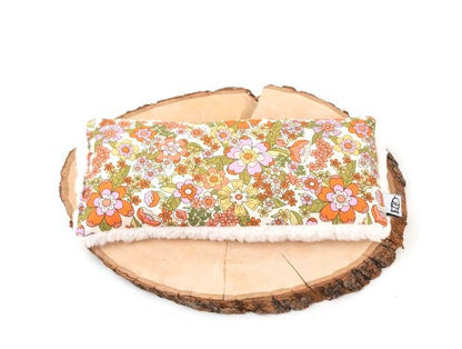 Deep Rest eye pillow on wood slice