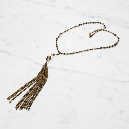 Long Tassel Removable Necklace***