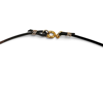 Triple Strand Earth Tone Gemstone Necklace