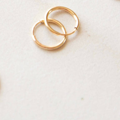 Gold Endless Hoops
