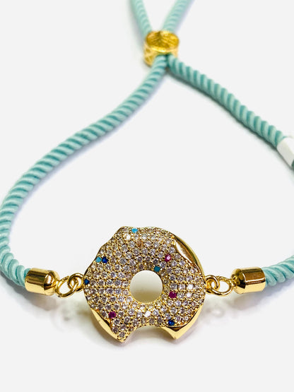 Sparkle Charm Bracelet, Cord Bracelet*