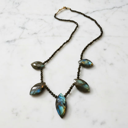 Labradorite Marquise Necklace
