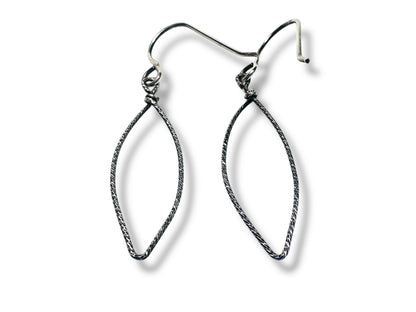 Silver Marquise Earrings jewelry
