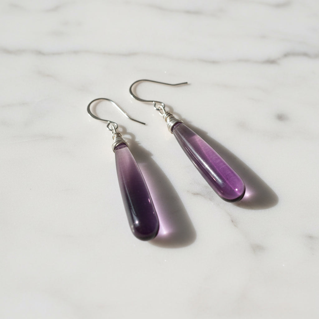 Quartz Drop Shape Earrings*