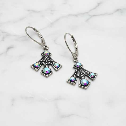 Vintage Inspired Crystal Earrings