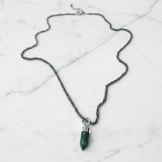 Labradorite Point Necklace