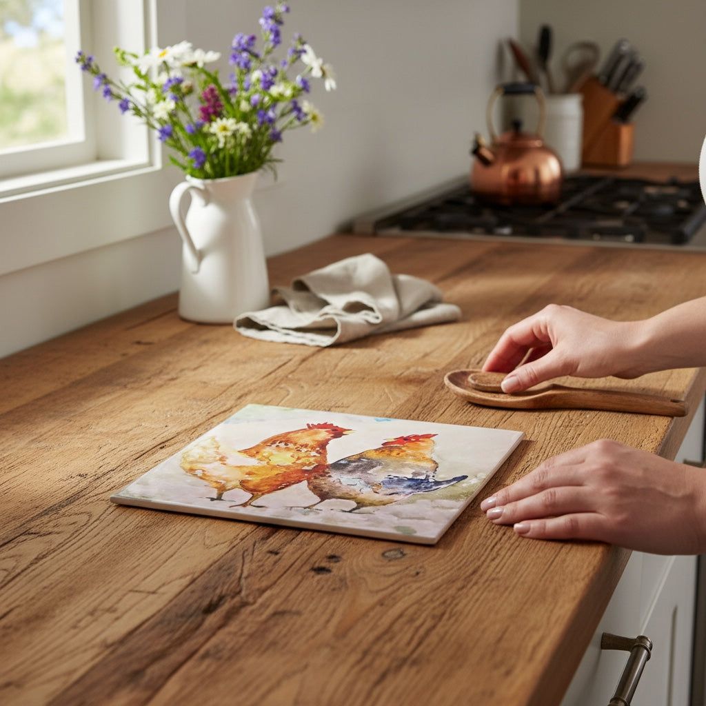 Chicken Trivet - 6"X6"