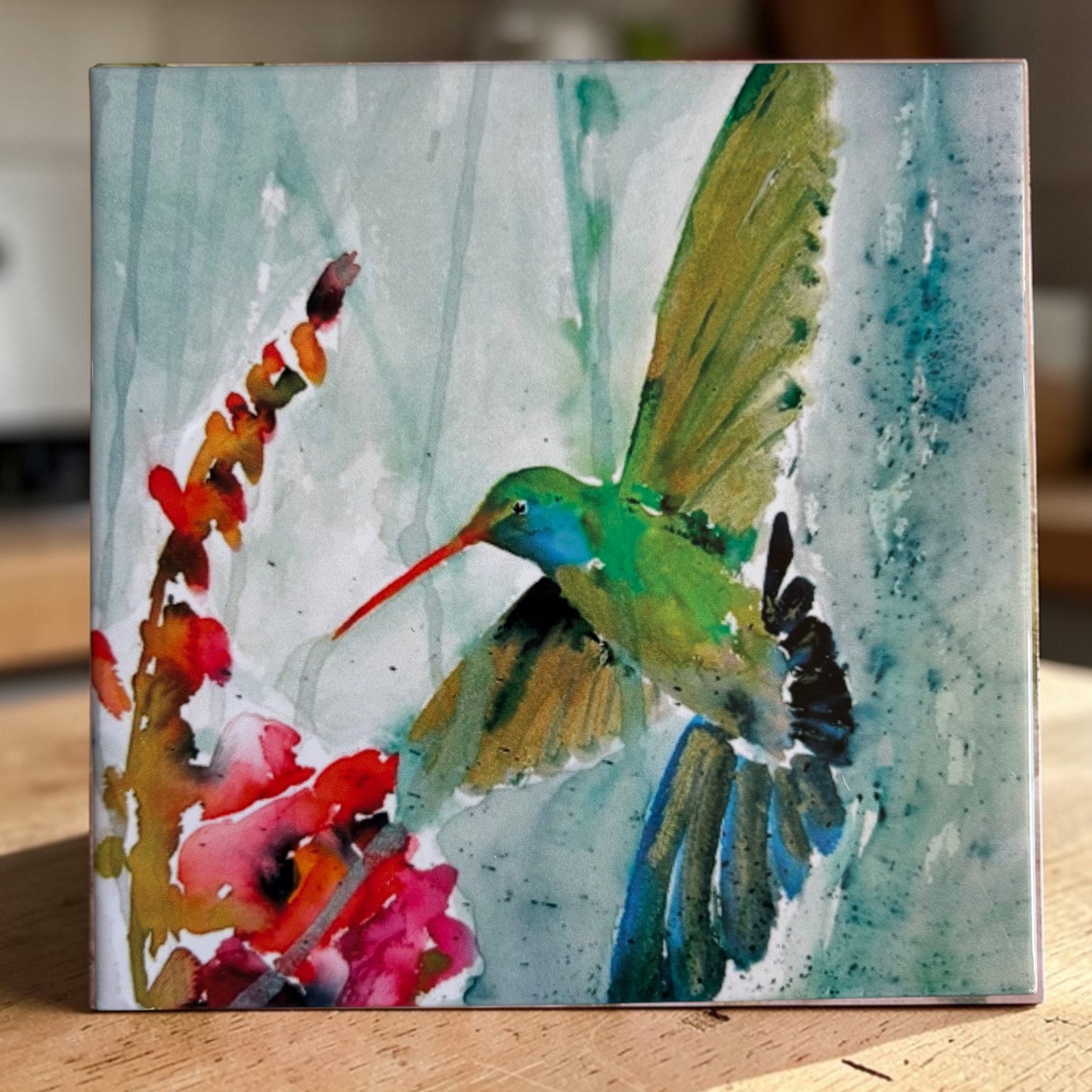 Hummingbird Trivet - 6"X6"