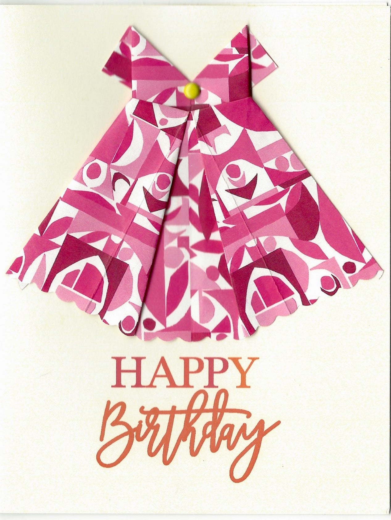 Happy Birthday one of a kind Birthday card Virginia Fitzgerald