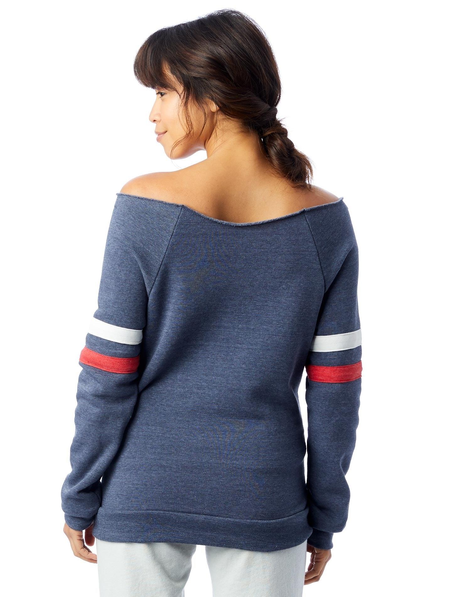 Off-Shoulder Slouchy Sweatshirt - Misfit is the Best Fit Uni-T HOO