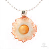 Bacon Scented Fried Egg Necklace THJ