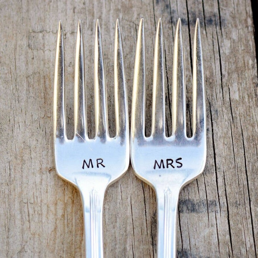 Mr/Mrs Fork Set Pumpernickel and Wry