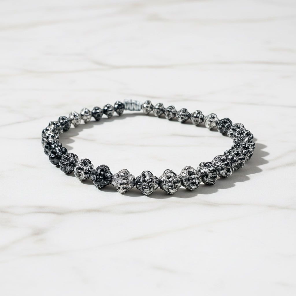 Adjustable Friendship Bracelet/6-8 MM Glass Friendship Bracelet/Faceted Bead Bracelet-Uni-T Janine Gerade