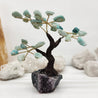 Gemstone Tree - Amazonite with Amethyst Base - 5-6" Tall Meraki Gemstones