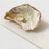 Flower Drawing Decoupage Oyster Shell Jewelry Dish Ana Razavi