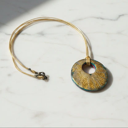 Reversible Clay Statement Necklace -Uni- T Janine Gerade