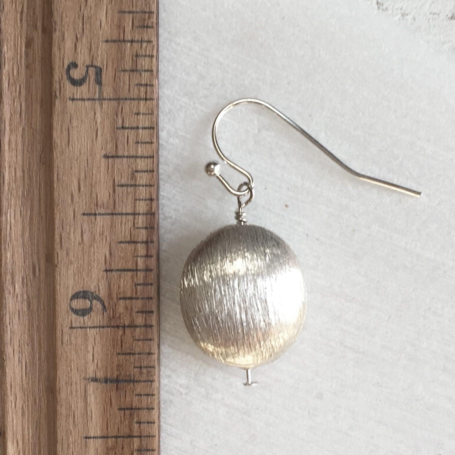 Metal Assorted dangle gold/silver Circle Earrings Uni-T