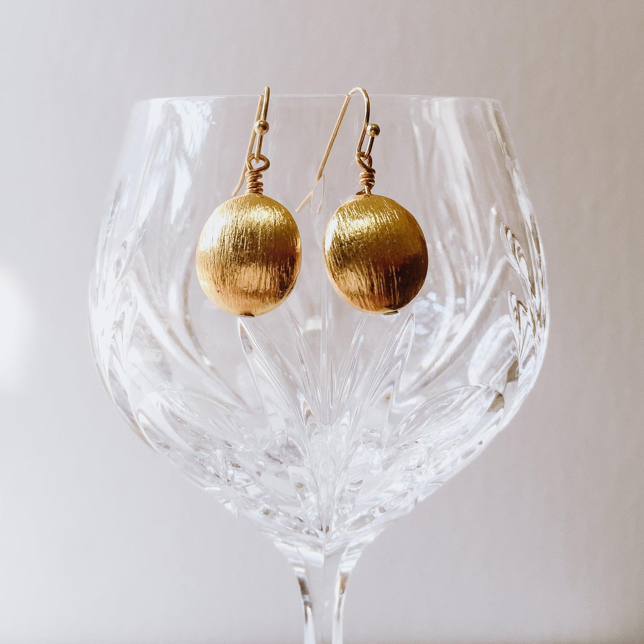 Metal Assorted dangle gold/silver Circle Earrings Uni-T