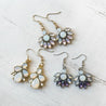 Crystal and Opalite Dangle Earrings Uni-T