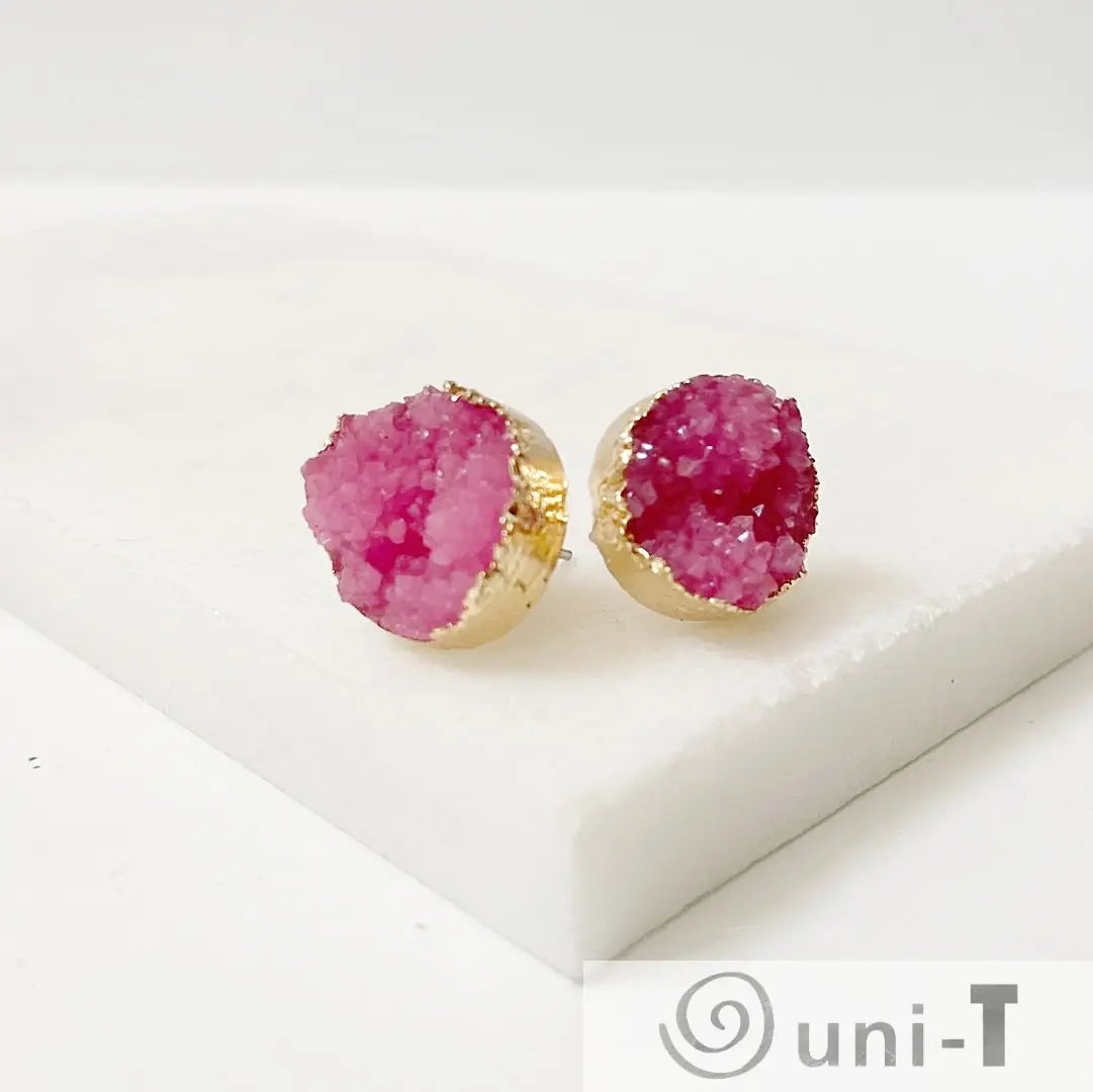 Agate Druzy Studs - Large Lisa Trachtman