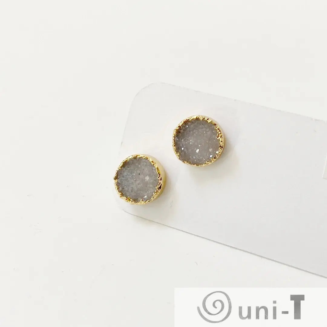 Agate Druzy Studs - Small Lisa Trachtman