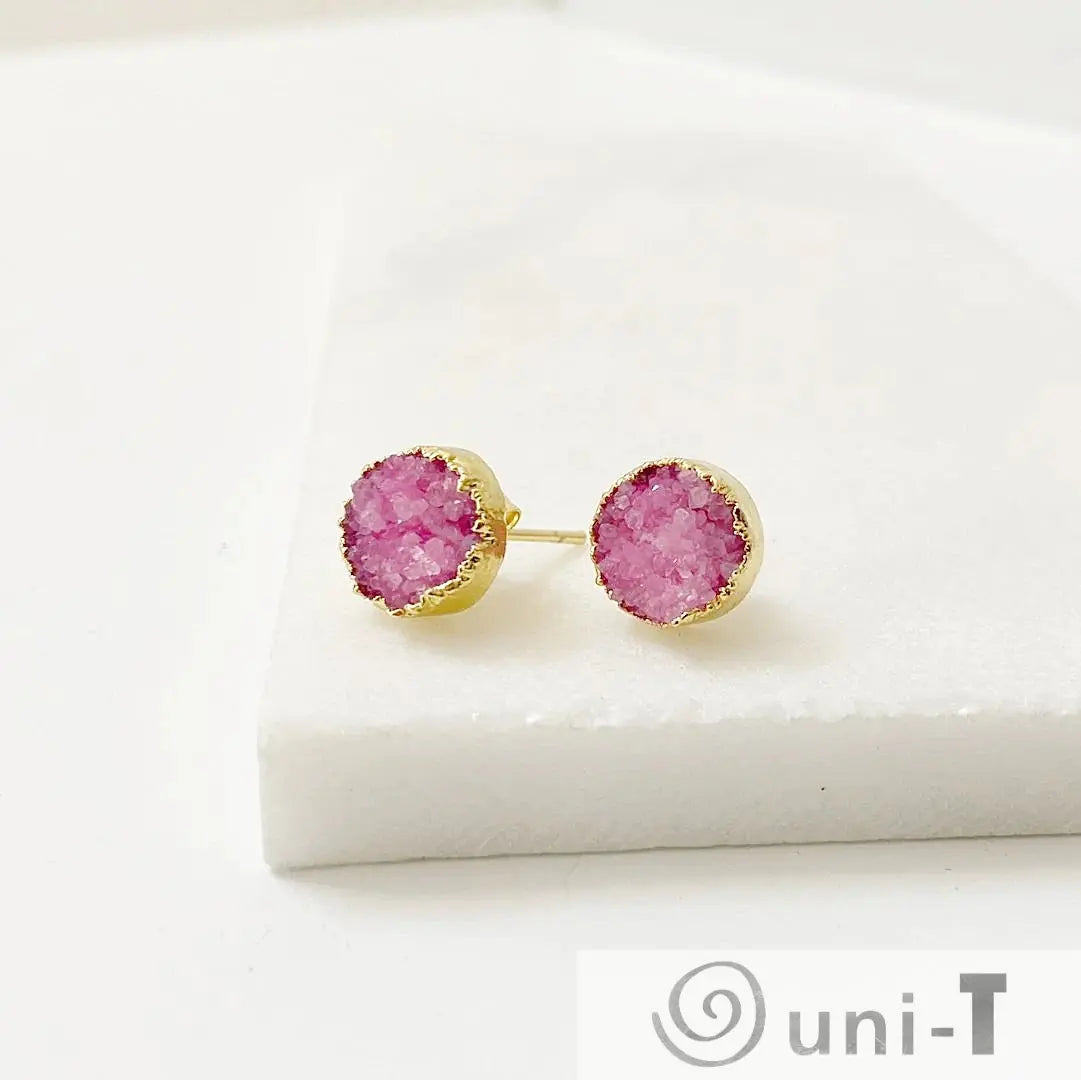 Agate Druzy Studs - Small Lisa Trachtman