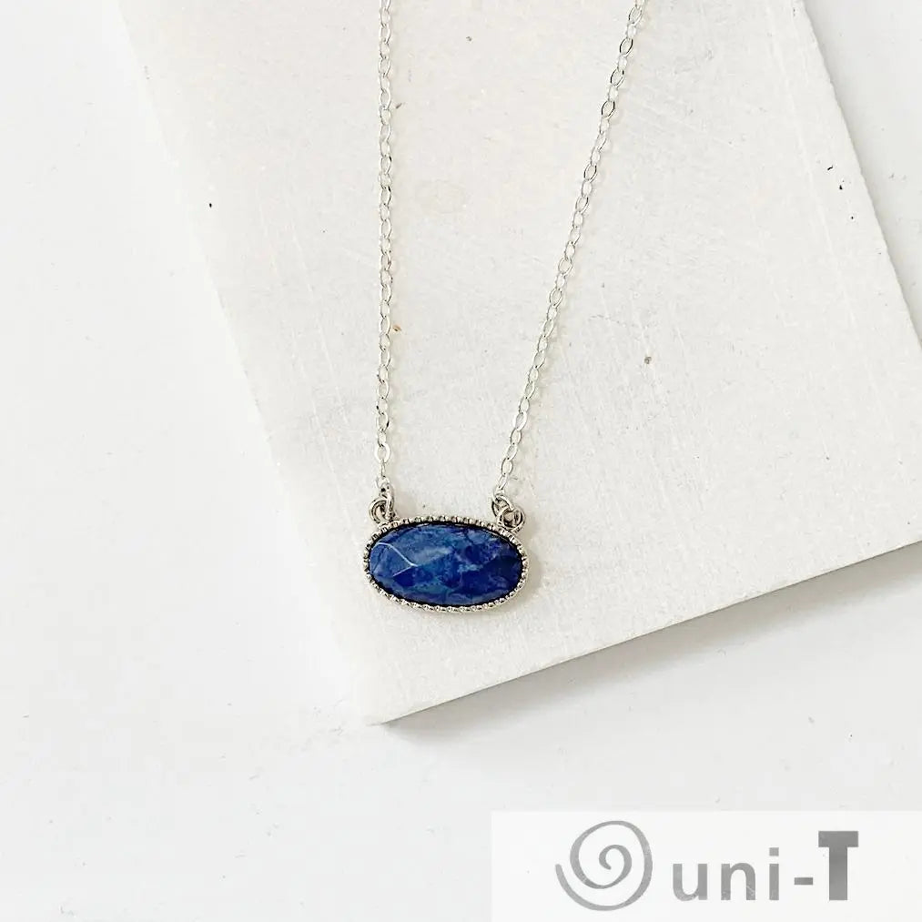 Agate Oval Necklace Lisa Trachtman