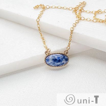 Agate Oval Necklace Lisa Trachtman