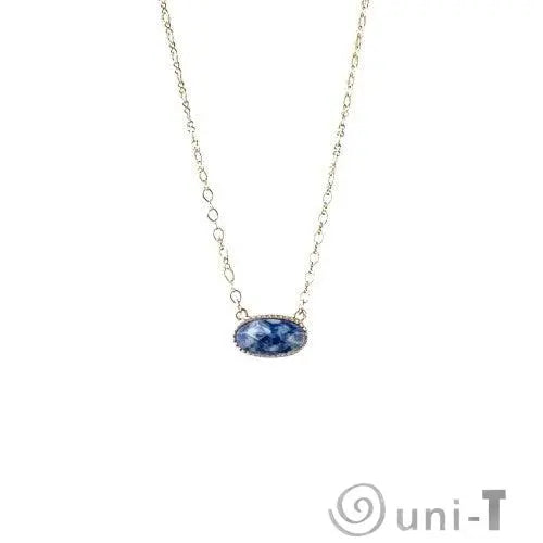 Agate Oval Necklace Lisa Trachtman