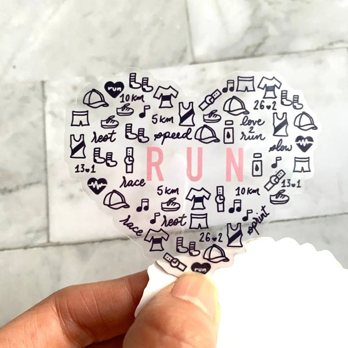 All Things Running Sticker Pen and Paces