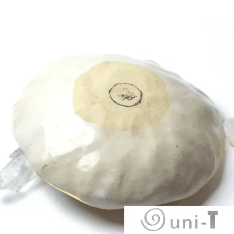 Amethyst Oyster Ring Dish, Chakra Bowl, 22k Gold Ceramic Bowl Liza Curtis