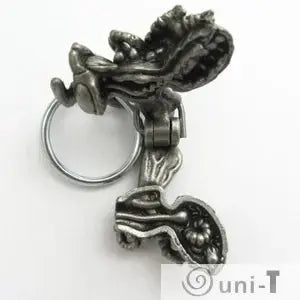 Split-open Anatomical Honey Bee Keychain revealing internal systems like digestive and circulatory structures in sculpted detail.