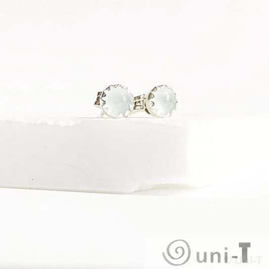 Aquamarine Stud Earrings, Birthday Gemstone - March Janine Gerade