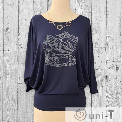 BAMBOO SIDE DRAPE DOLMAN Uni-T