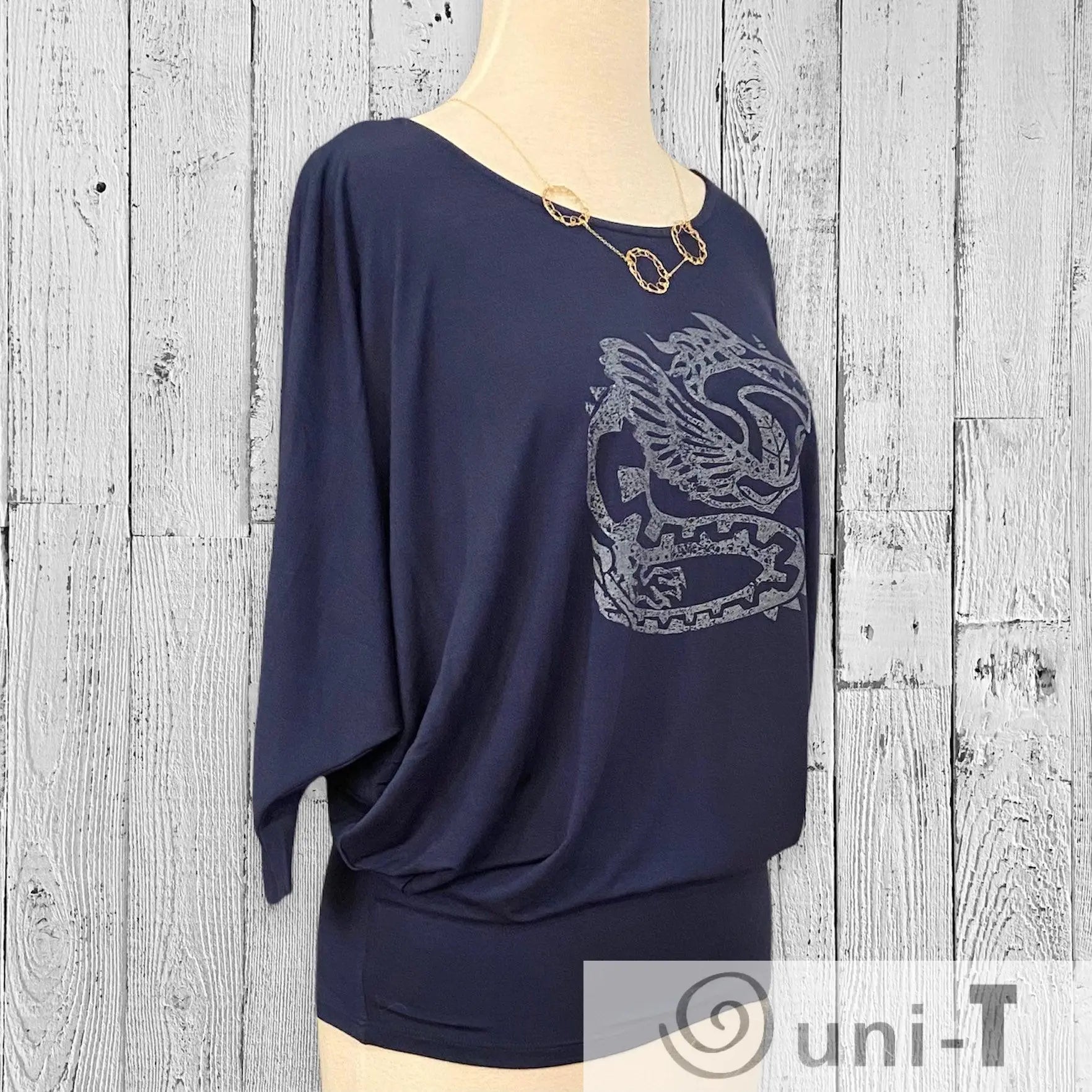 BAMBOO SIDE DRAPE DOLMAN Uni-T