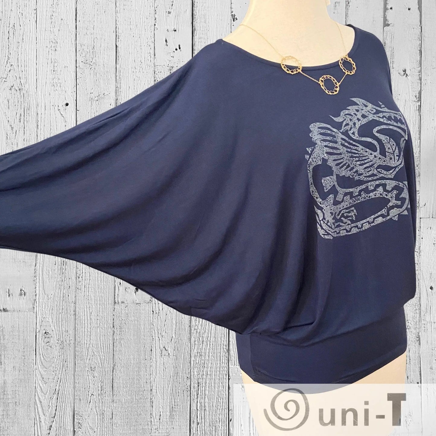 BAMBOO SIDE DRAPE DOLMAN Uni-T