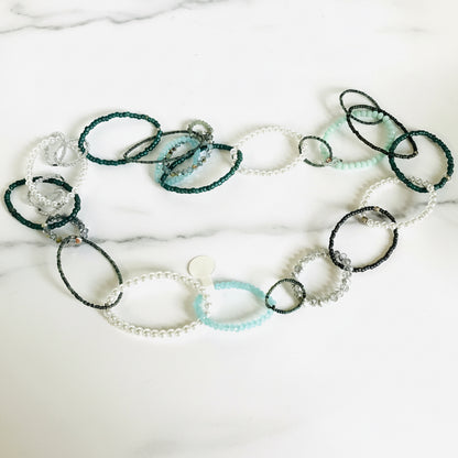 Beaded circle necklace Janine Gerade