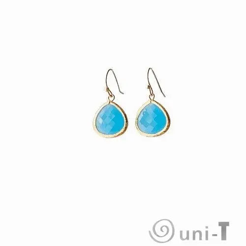 Blue Gem Drop Earrings Lisa Trachtman