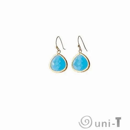 Blue Gem Drop Earrings Lisa Trachtman