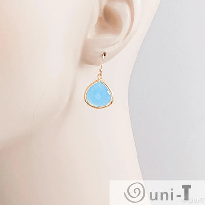Blue Gem Drop Earrings Lisa Trachtman