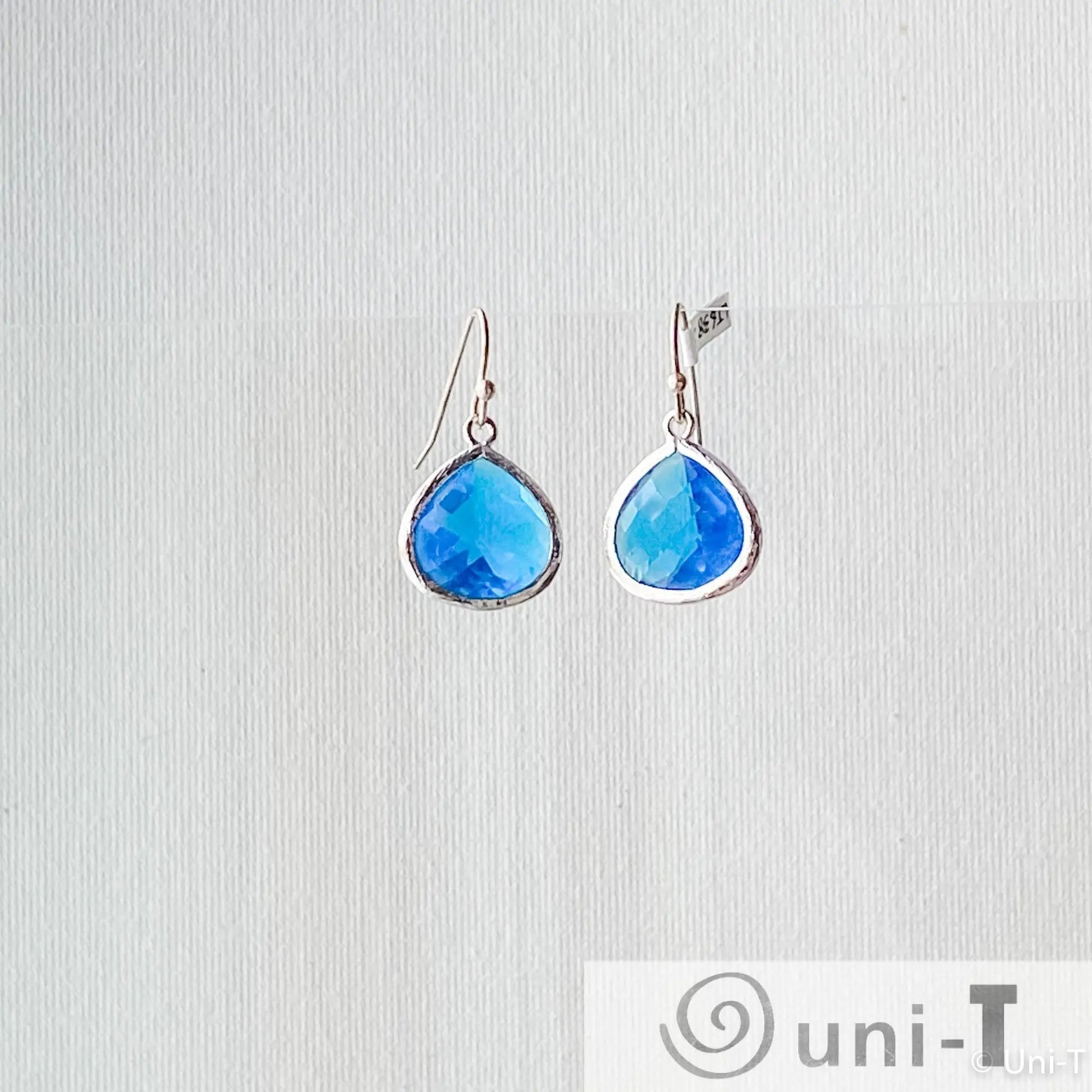 Blue Gem Drop Earrings Lisa Trachtman