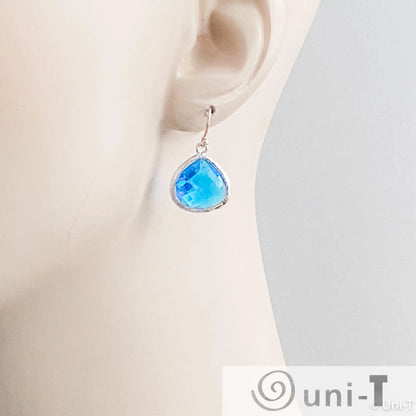 Blue Gem Drop Earrings Lisa Trachtman