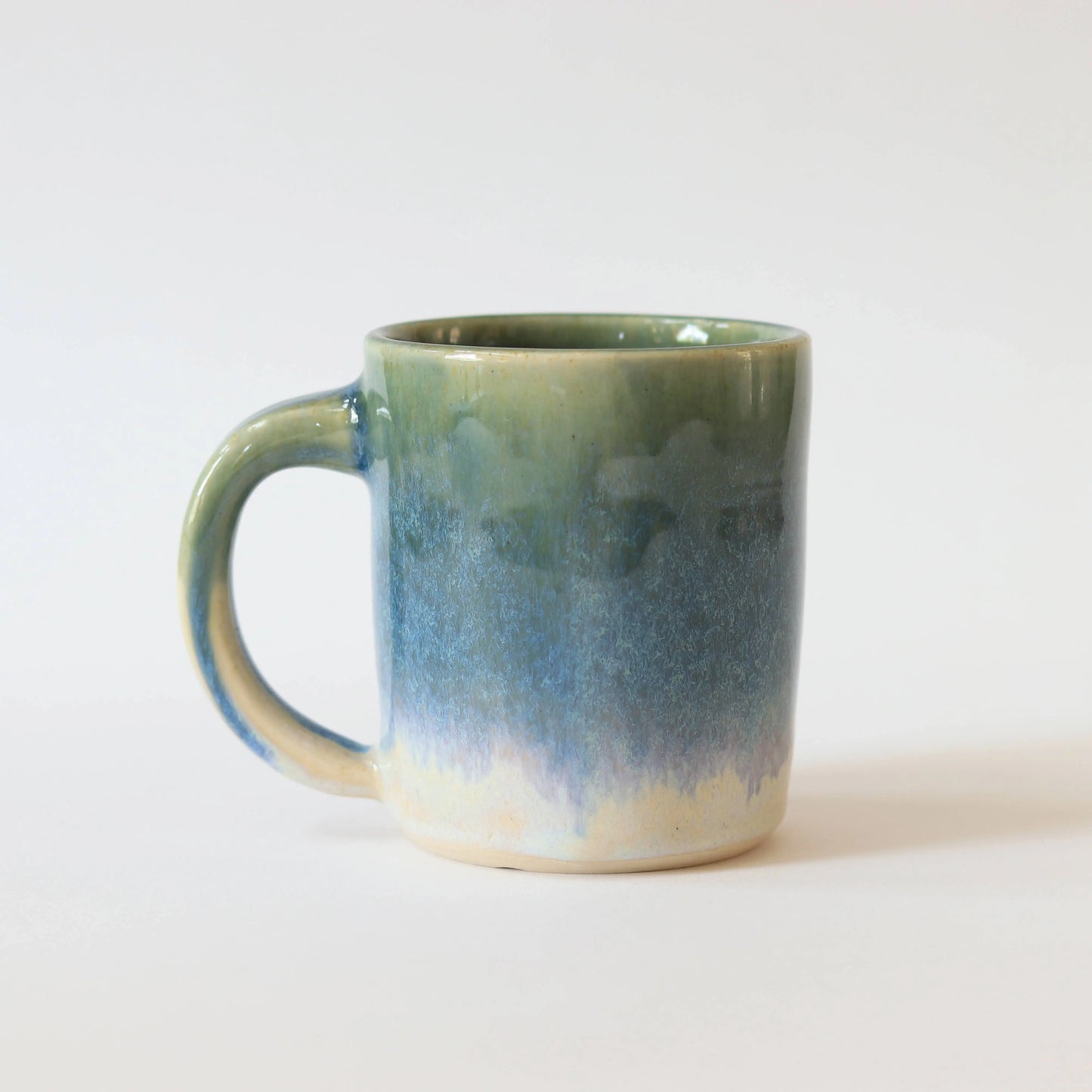 Blue Wave Handmade Ceramic Mug Huang Pottery