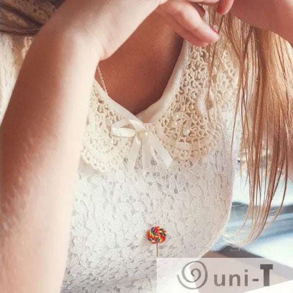 Bubblegum Scented Lollipop Necklace THJ