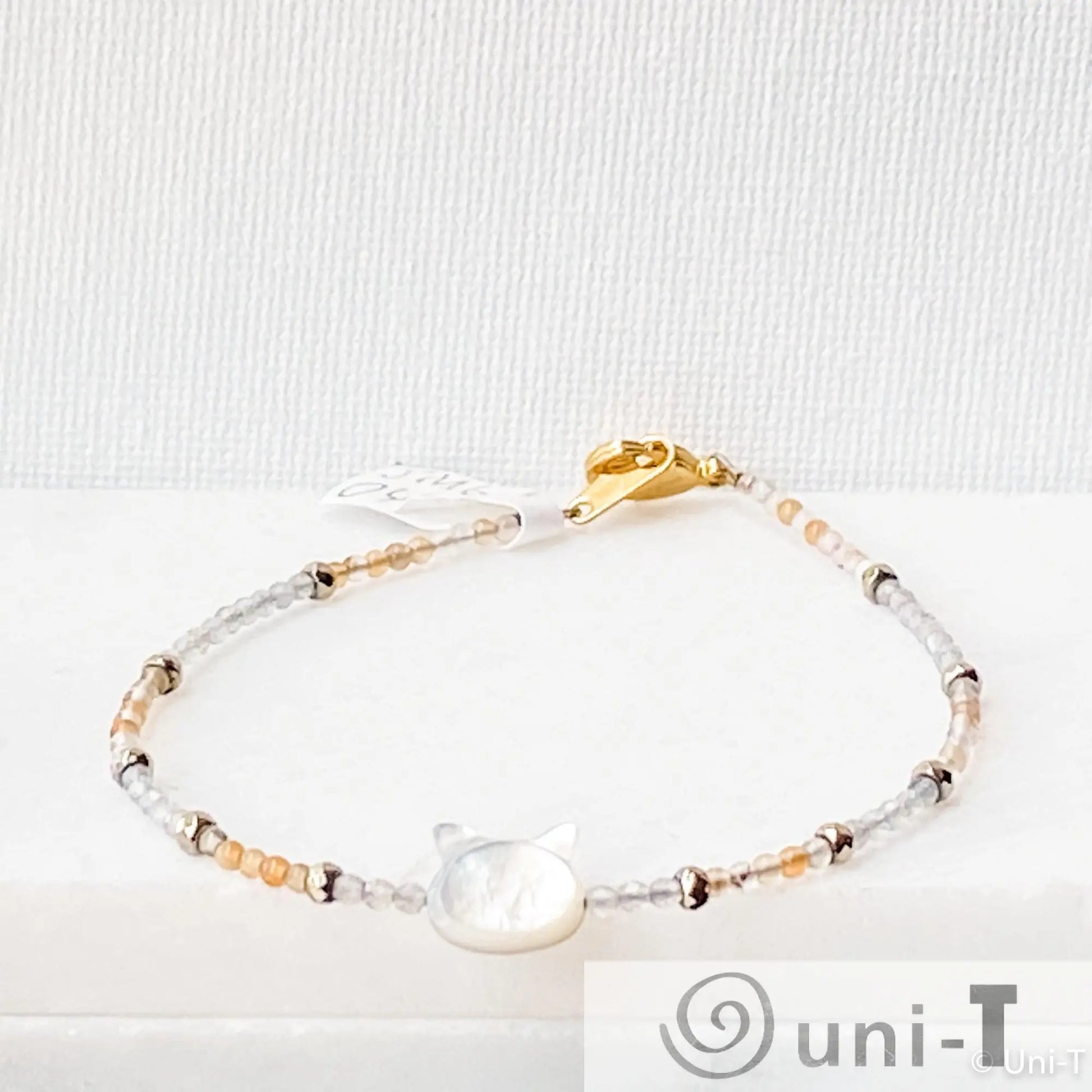 Cat Face Charms with Seed Beads Bracelets Janine Gerade