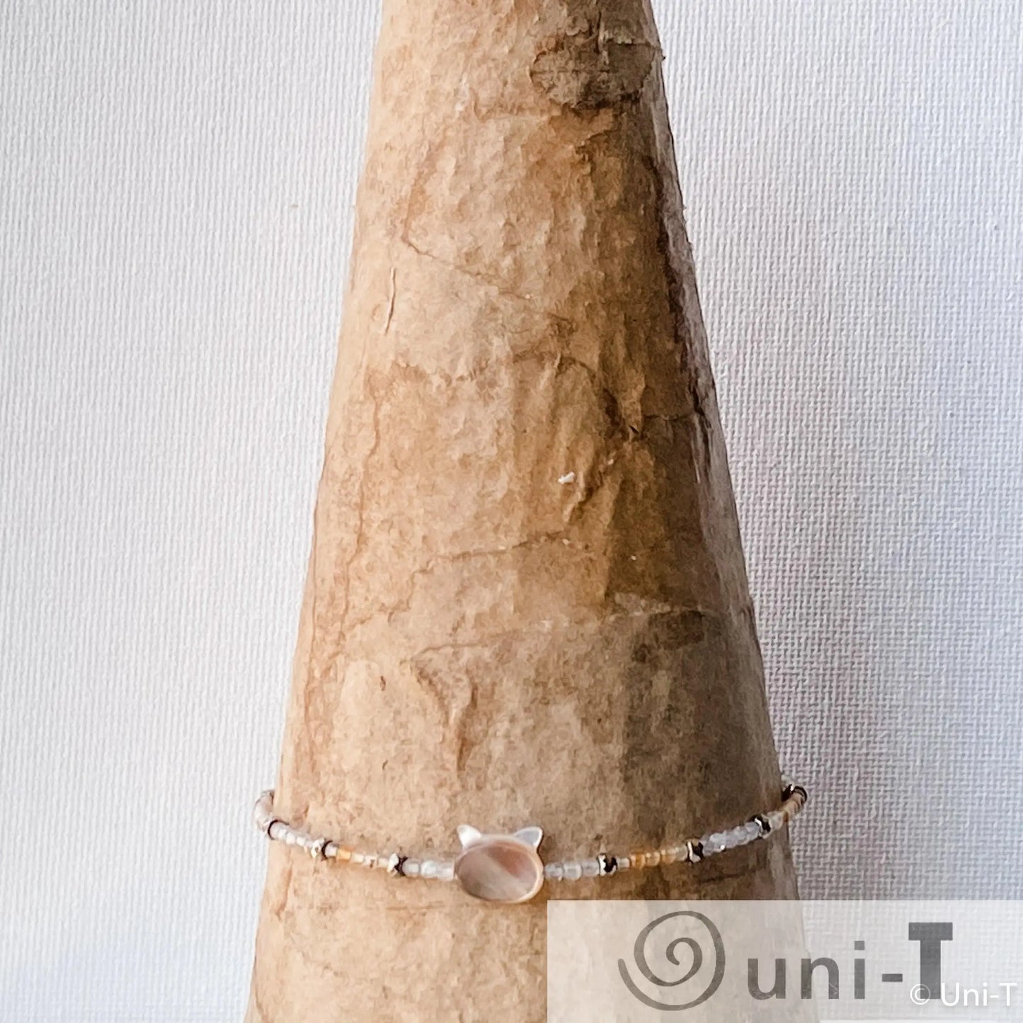 Cat Face Charms with Seed Beads Bracelets Janine Gerade