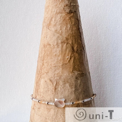 Cat Face Charms with Seed Beads Bracelets Janine Gerade